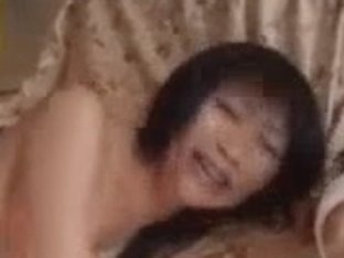 Japanese MILF fucked and creamed by the burglar