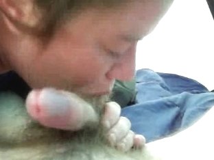 Amateur Fattie Giving Oral Stimulation In Camping Tent