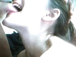 Slutty Wench Licks And Sucks Cock With Her Trained Mouth