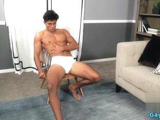 Latin gay rimjob and cumshot