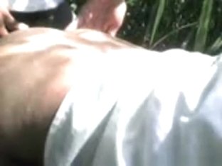 Latina Girl Slut Sucks Cock, While Getting Doggystyle Fucked In The Forest.