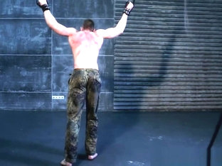 Muscle boy hard flogging