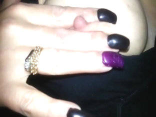 I filmed myself rub my cunt and cum