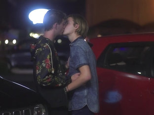 Big dick twink Wes Campbell tops Cameron Parks bareback after the club