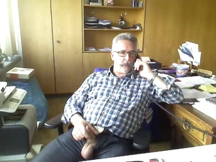 Dad needed release at the office