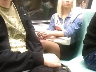 Turkish Nice Legs - Taksim Subway