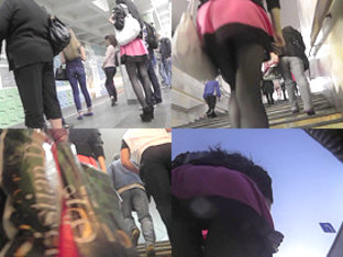 Best Upskirt Video Of A Brunette With Sexy Pantyhose