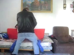 60 y senior fuck me bare in lederjacket