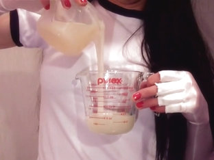 Japanese schoolgirl sissy with 250 loads of cum