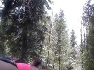 Sexy Non-professional Cutie Fucking In The Woods