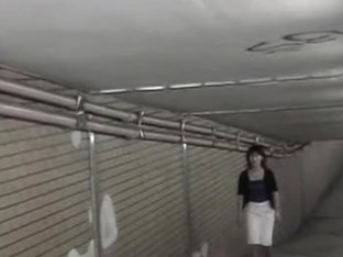 Bandit Downblouses Girl's Boobies On Voyeur Spy Cam