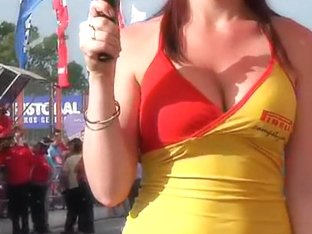 Very Appealing And Cheerful Babe With Big Tits Filmed