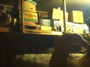 Girl Gets Hammered by frat guys In A Garage