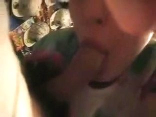 Her soaked face hole