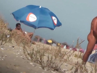 Spy older men on nude beach