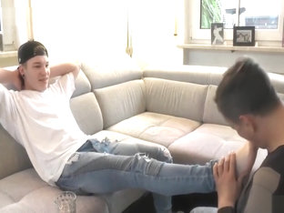 Foot Worship Hot Wax and Piss