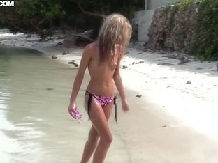 Wild Adventures Of A Teen Beautiful Girl Tiffany On The Island