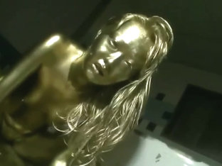 Gold painted Japanese sex