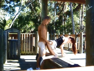 Wild Public Sex In The Park Outdoors Flashing Naked Cfnm
