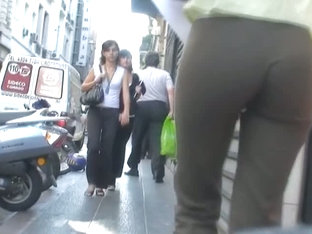 Milf Secretary In Office-style Pants Becomes The Street Candid