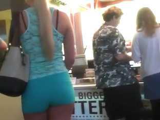 Hungry girl got a terrific ass