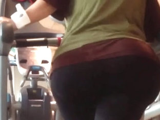 Another White SSBBW Pear on Treadmill