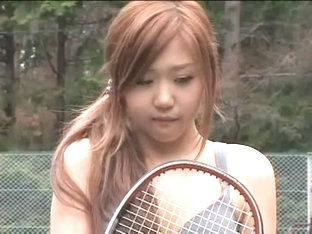 This Asian Hottie Loves Playing Tennis Naked Public Flash