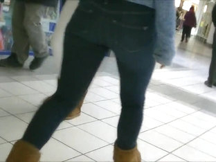 Candid Teen In Tight Jeans 2