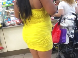 Yellow Mini dress