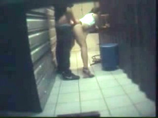 Hidden camera sex at work