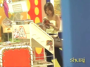 Magazine Shop Sharking Attack With Some Stunning Brown-haired Asian Vixen
