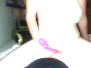 Cbear Playing With Her Toy And My Cock. So Relaxing