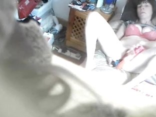 Hidden Cam Catches Wife Masturbating