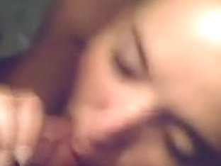 Facial across her forehead