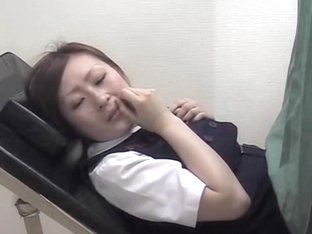 Japanese slut goes to the clinic and is fucked very rough