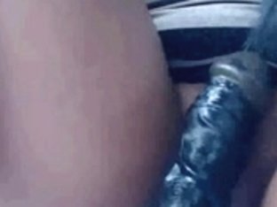 Talkinabout Horny Milf With A Black Dildo Playin
