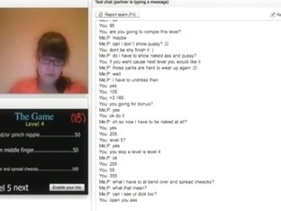 20yo Nerdy Girl With Glasses Plays A Sex Game On Chat Roulette