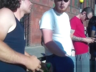 Shameless With Huge Cock! In Public - Must See to Believe this Adjuster!