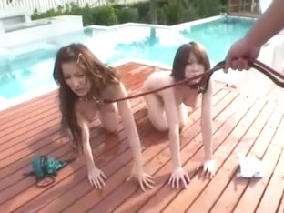 Exotic Japanese Girl Aiko Nagai, Risa Hano, Ryo Tsujimoto In Incredible Outdoor, Cumshot Jav Movie