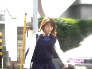 Schoolgirl in Japan got shuri sharked on her way to school