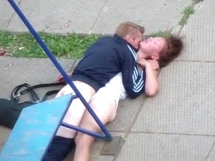 Drunk Couple Fuck On The Playground