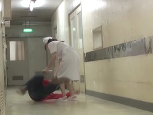 Nurse Tried To Help Man And Got The Skirt Sharked