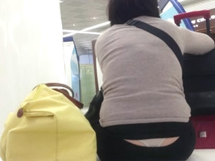 Nice White Thong - Waiting At The Airport - Part Ii