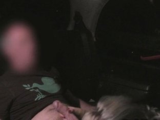 Blonde Gets Facial From Fake Taxi Driver At Night