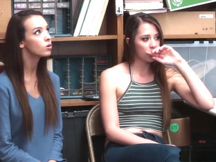 Two Skinny Teens Suspected And Fucked By A Security Guy