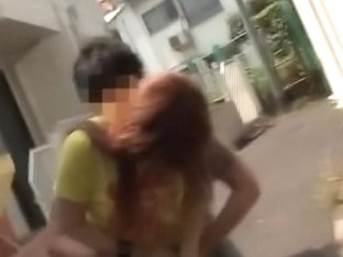 Asian Babe Gets A Brazilian During A Street Sharking.