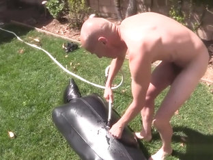 Sleepsack, rubber bondage, breathplay