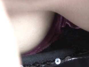 Japanese Goth-like Hottie In This Downblouse Video