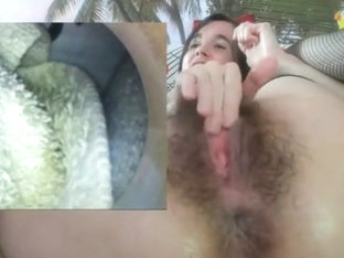 Czech Lady Has Fun With Hairy Cunt