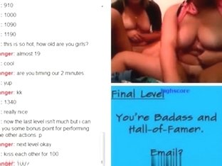 2 19yo Girls 'jozie' And 'kailey' Are Determined To Break The Highscore On Omegle